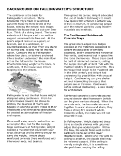14 BACKGROUND ON FALLINGWATER`s Structure