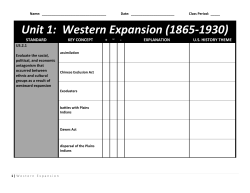 Unit 1: Western Expansion (1865-1930)