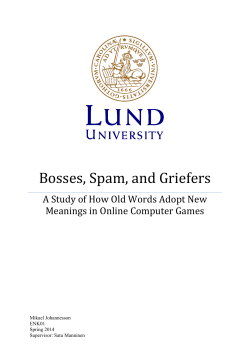 Bosses, Spam, and Griefers