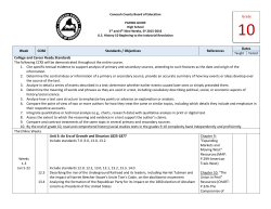 SS 10 2nd Sem - Conecuh County Schools