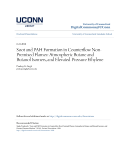 Soot and PAH Formation in Counterflow Non