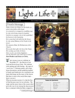 December 2016 - Holy Trinity Greek Orthodox Church