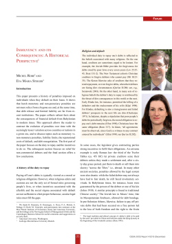 Insolvency and its Consequences: A HistoricalPerspective