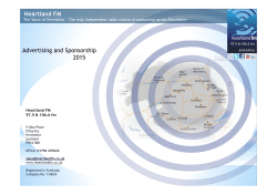 Heartland FM Advertising and Sponsorship 2015