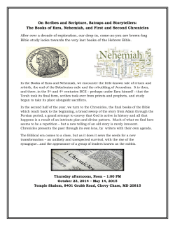 On Scribes and Scripture, Satraps and Storytellers