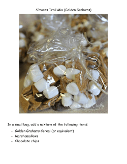 In a small bag, add a mixture of the following items