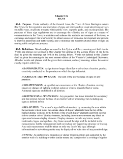 Chapter 146 - Town of Great Barrington