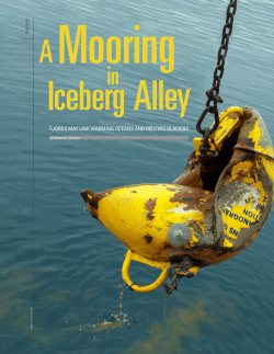 fjords may link warming oceans and melting glaciers