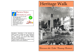 Heritage Walk - Barmera Visitor Information Centre