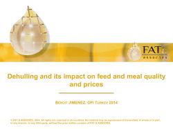 Dehulling and its impact on feed and meal quality