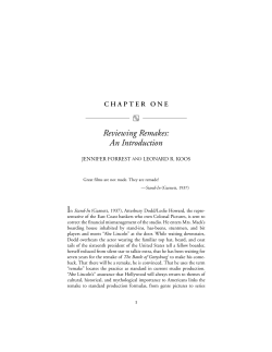 Reviewing Remakes: An Introduction