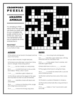 Amazing Animals Puzzle - National Brotherhood of Hunters