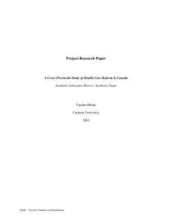 Pluralist / Group Power Approaches