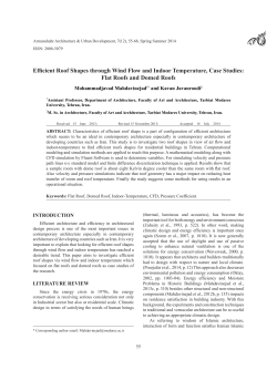 Flat Roofs and Domed Roofs