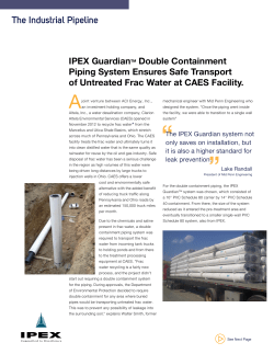 Guardian Double Containment Ensures Safe Water Transport