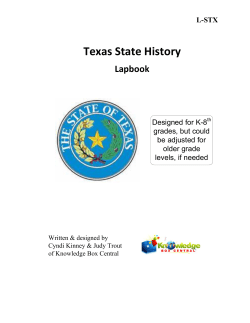 Texas State History