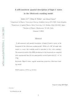 A self-consistent quantal description of high-K states in the tilted