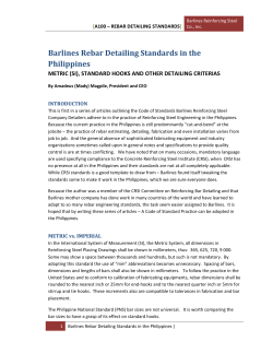 Barlines Rebar Detailing Standards in the
