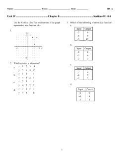 ExamView - Quest Sections 8.1