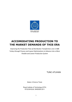 accomodating production to the market demands of this era