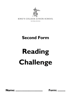 2F Reading Challenge