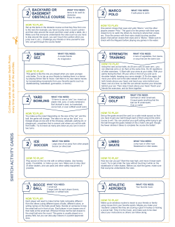 switch activity cards