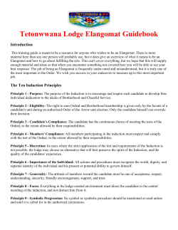 Elangomat Guidebook