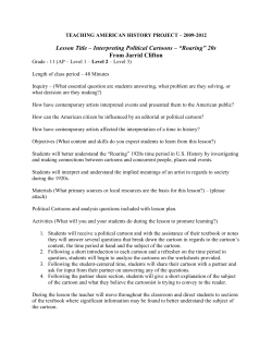 Interpreting Political Cartoons of the Roaring 20`s