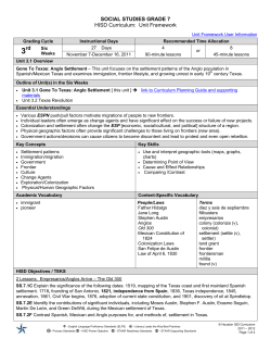 SS5 Unit 1 Framework