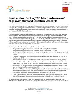 Maryland - Hands on Banking