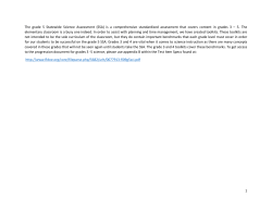 Grade 4 Science Toolkit - Florida Department Of Education