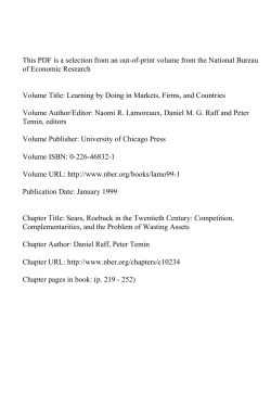 This PDF is a selection from an out-of-print volume
