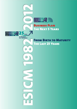 Annual Report 25 years ESICM