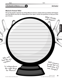 Mexico`s Fortune Teller - Hobbs Municipal Schools