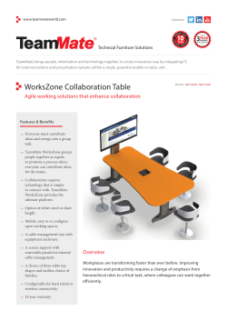 WorksZone Collaboration Table