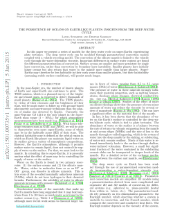 The persistence of oceans on Earth-like planets: insights from the