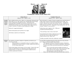 Hoover vs. Roosevelt notes