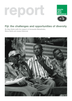 Fiji: the challenges and opportunities of diversity