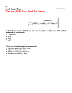 SCI-5 Exam [E-2WZ6NB] Lamb Sound Quiz