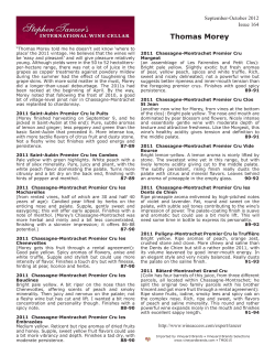 Thomas Morey - Vineyard Brands