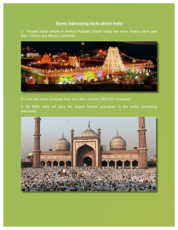 Some interesting facts about India