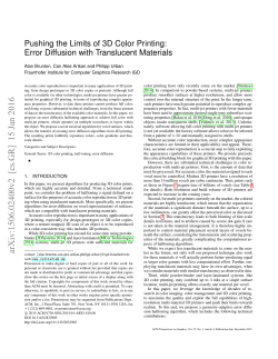 Pushing the Limits of 3D Color Printing: Error Diffusion with