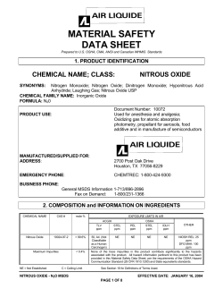 material safety data sheet