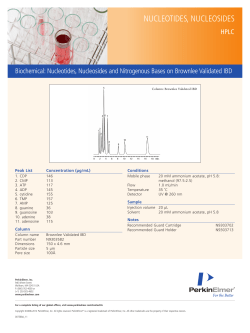 Biochemical: Nucleotides, Nucleosides and Nitrogenous Bases on