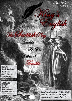 Macbeth - The King`s School Chester