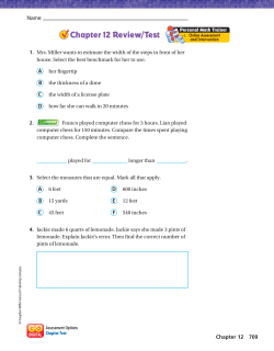 Chapter 12 Review/Test