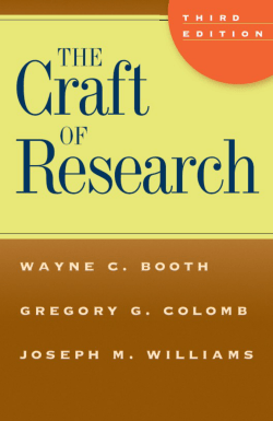 The Craft of Research From Topics to Questions by