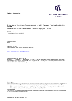 On the Use of Hot-Sphere Anemometers - VBN