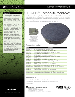 FLEX-ING&trade; Composite Manholes