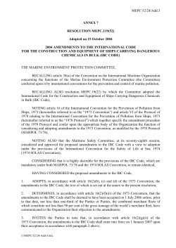 MEPC 52/24/Add.3 ANNEX 7 RESOLUTION MEPC.119(52